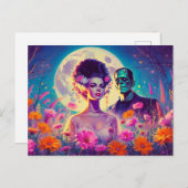 モンスターのウェディング　サンキュー ポストカード (正面/裏面)