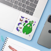 モンスターのダリア、ステッカーセット シール (ノートパソコンとiPhone)
