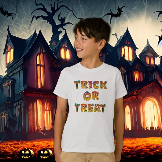 モンスターのハロウィンをトリックまたはトリートメント Tシャツ