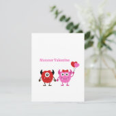 モンスターのバレンタインに2匹のモンスター シーズンカード (スタンド正面)