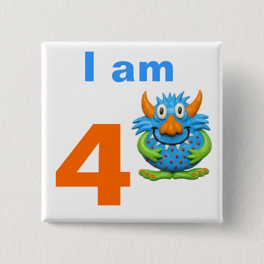 モンスターのパーティー 缶バッジ (正面)