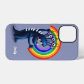 モンスターのプライドレインボー 名前入り iPhoneケース (裏面横)