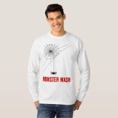 モンスターのマッシュのハロウィンの蜘蛛の巣 Tシャツ (正面フル)