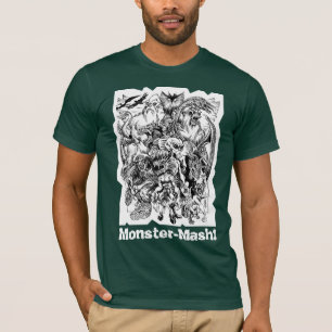 モンスターのマッシュのCryptidの動物園のティー Tシャツ