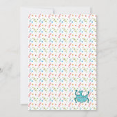 モンスターの写真　誕生日招待状 招待状 (裏面)