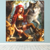 モンスターの女王 キャンバスプリント (インサイチュ (ウッドフロア))