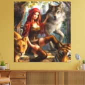 モンスターの女王 キャンバスプリント (インサイチュ (リビング))