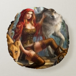 モンスターの女王 ラウンドクッション