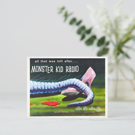 モンスターの子供のラジオからのより多くのキラー口やかましい女 ポストカード (スタンド正面)