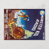 モンスターの子供のラジオからの最初月モンスターの郵便はがき ポストカード (正面)