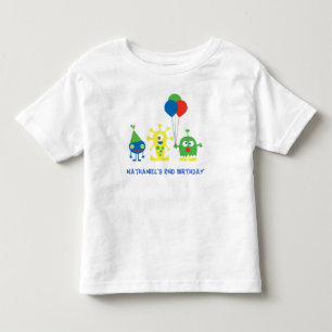 モンスターの強打の誕生日のワイシャツ トドラーTシャツ