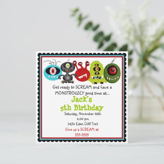 モンスターの招待状 招待状 (スタンド正面)