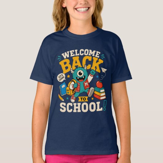 モンスターの新学期 Tシャツ (正面)