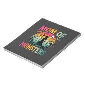 モンスターの母ウィッチのハロウィン日没 ノートパッド (回転)