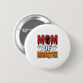 モンスターの母ヴィンテージハロウィンTシャツデザイン_1 缶バッジ (正面&裏面)