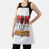 モンスターの母 ヴィンテージ ハロウィンTシャツ デザイン_1 エプロン (インサイチュ)