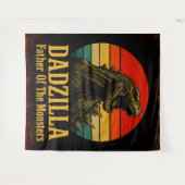 モンスターの父 父の日ダッズィラ タペストリー (正面(横))