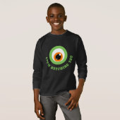 モンスターの目のしゃれの長袖のTシャツ(子供) Tシャツ (正面フル)