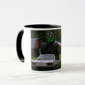 モンスターの芝刈り機のマグ マグカップ (正面左)