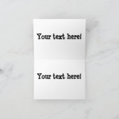 モンスターの誕生日パーティーお礼カード サンキューカード (内部)