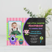 モンスターの誕生日招待状 モンスターガール 招待状 (スタンド正面)