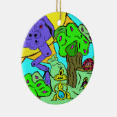 モンスターの谷のオーナメント セラミックオーナメント (右)