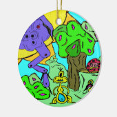 モンスターの谷のオーナメント セラミックオーナメント (左)