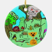 モンスターの谷のオーナメント セラミックオーナメント (裏面)