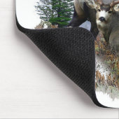 モンスターの雄牛のトロフィの木びき台 マウスパッド (コーナー)