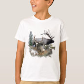 モンスターの雄牛のトロフィの木びき台 Tシャツ (正面)