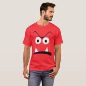 モンスターの顔メンズTシャツ Tシャツ (正面フル)