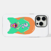 モンスターの顔 iPhoneケース (裏面横)