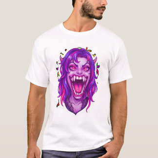 モンスターの顔 Tシャツ