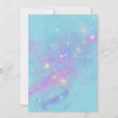 モンスターの5歳誕生日パーティー 招待状 (裏面)