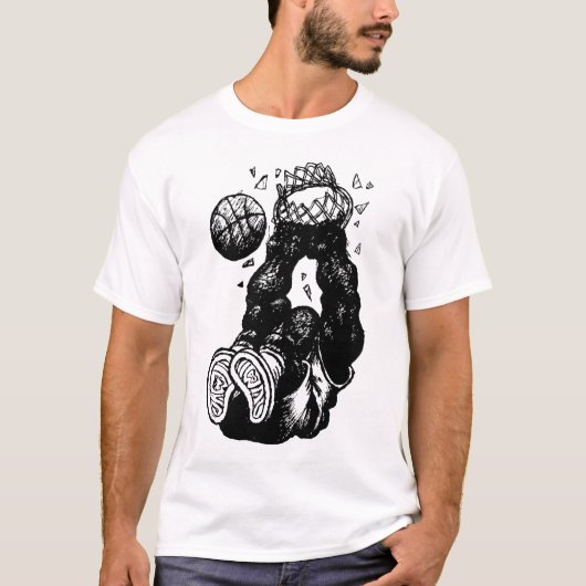 モンスターのSLAMのスケッチ! Tシャツ (正面)