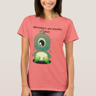 モンスターは人々ですも Tシャツ