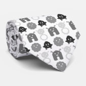 モンスターは続けて-白黒を結びます ネクタイ (ロール)