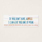 モンスターをドットで区切る，引用文付き，ハピネス・カード (裏面)