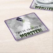 モンスターを作った！ スクエアペーパーコースター (アングル)