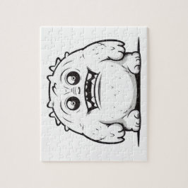 モンスターアウトラインスケッチ（小） ジグソーパズル