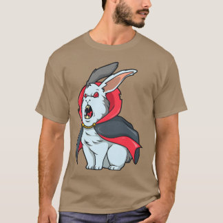 モンスターアニマルズヴァンパイアラビットレトロ Tシャツ