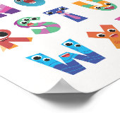 モンスターアルファベットポスター ポスター (角)