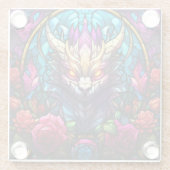 モンスターアートガラスコースター ガラスコースター (裏面)