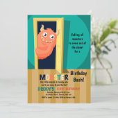 モンスターインザクローゼット招待状 招待状 (スタンド正面)