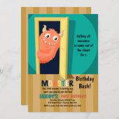 モンスターインザクローゼット招待状 招待状 (正面/裏面)