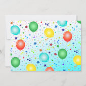 モンスターウルフボーイ誕生日パーティー 招待状 (裏面)