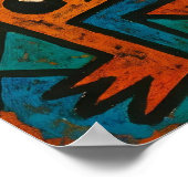 モンスターカオスおもしろいアートウォールポスタープリント ポスター (角)