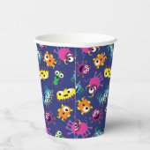 モンスターカワイイおもしろいー1歳の誕生日パーティーキッズ 紙コップ (右)