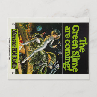 モンスターキッドからスリミーモンスターラジオ葉書 ポストカード