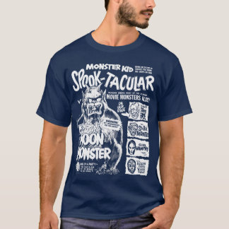 モンスターキッドスポックタキュラーレトロスポックショーデザイン Tシャツ